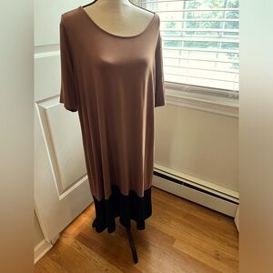 JJill elbow sleeve midi dress